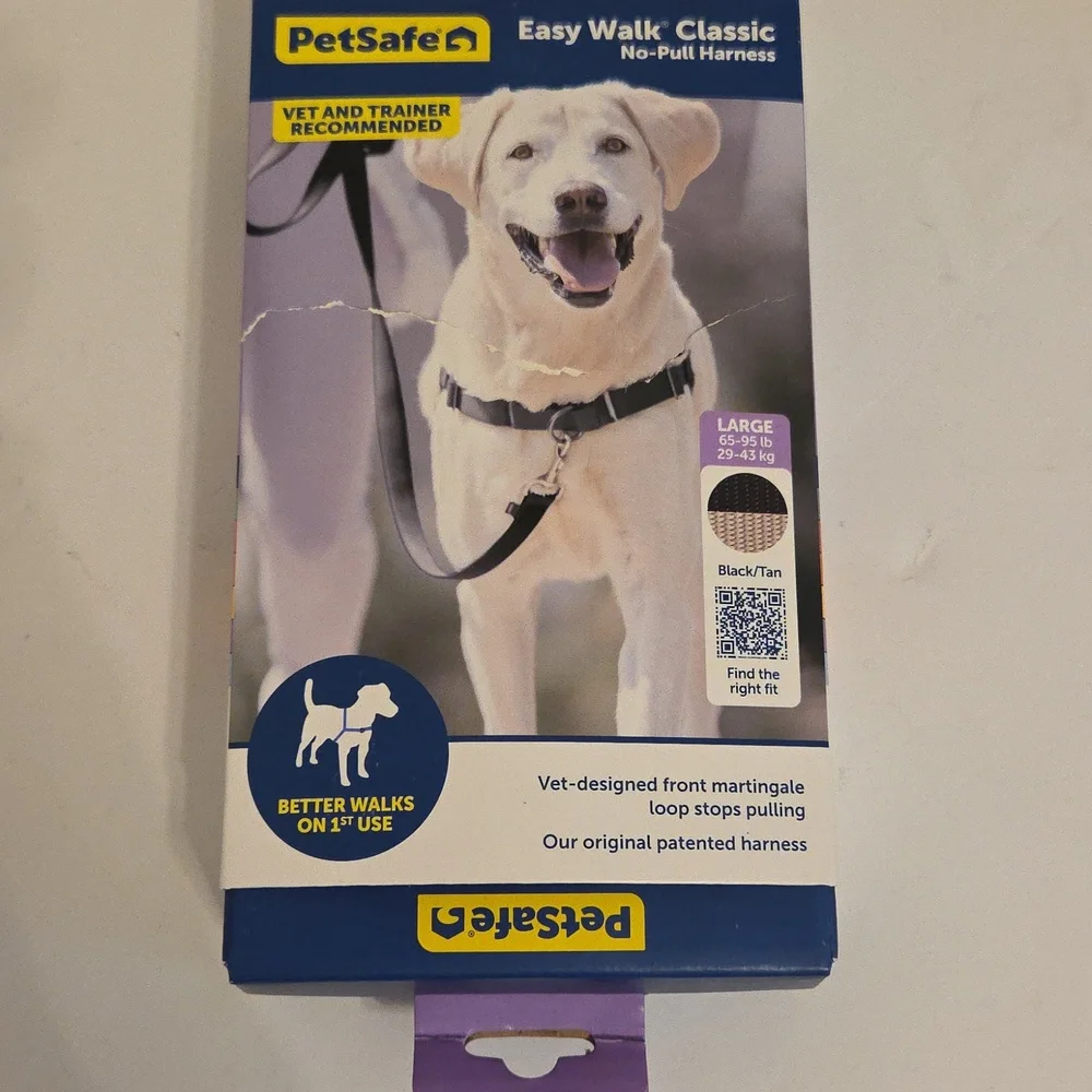 PetSafe Easy Walk Classic No Pull Harness Size Large 65-95 Lbs NEW